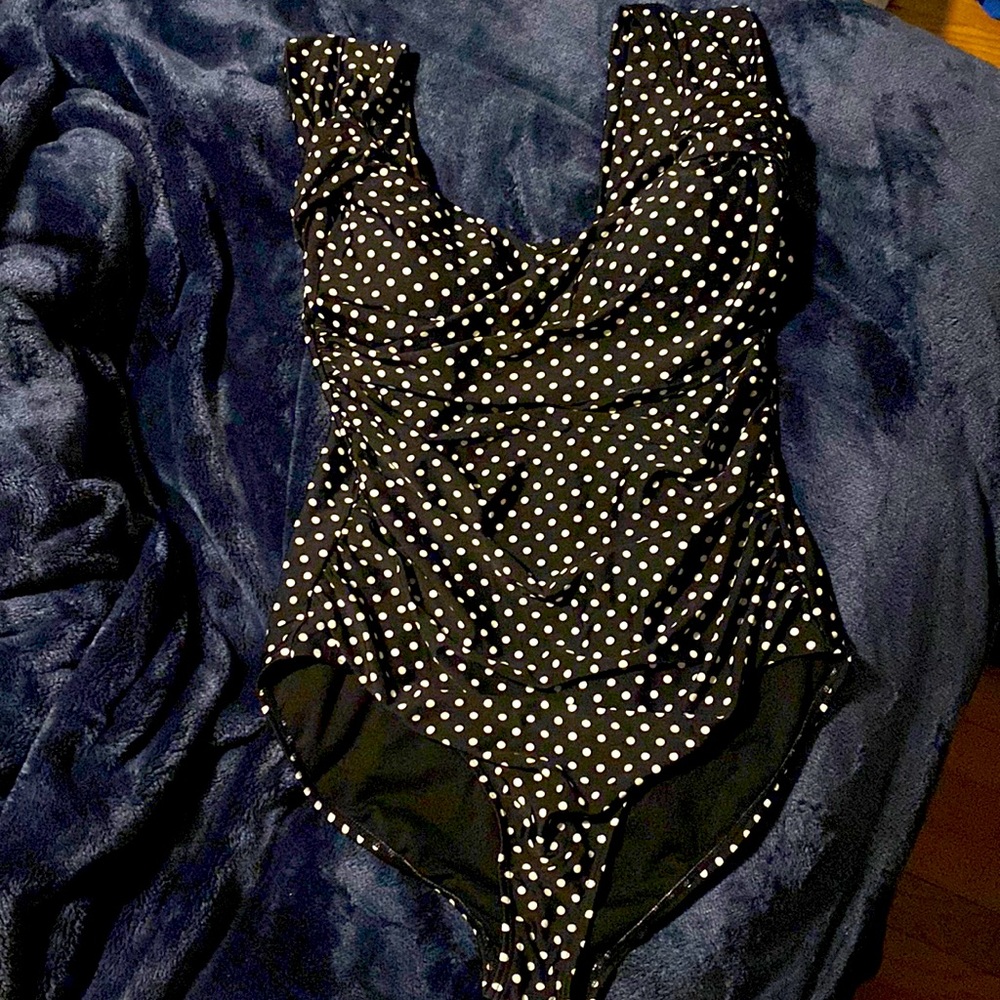 Swimsuit For All - polka dot swimsuit - Size 18 - one piece